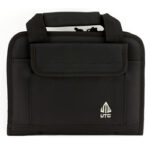 UTG DELUXE SINGLE PISTOL CASE BLK