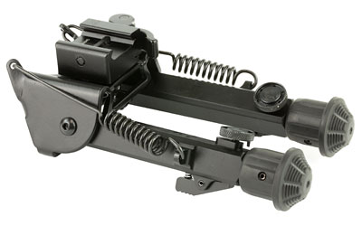 UTG SPR DTY BIPOD W/QD LVR MNT 6″-8″