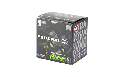 FED RAPTOR STEEL 20GA 3″ 1OZ #3 25