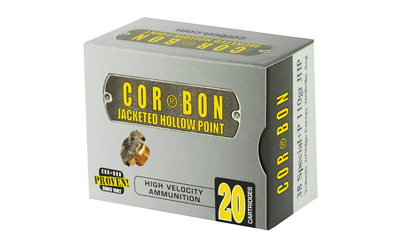 CORBON 38SPL+P 110GR JHP 20/500