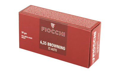 FIOCCHI 25ACP 50GR FMJ 50/1000