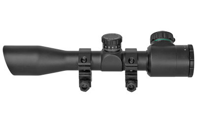 TRUGLO XTREME 4X32 MDOT IR RINGS BLK