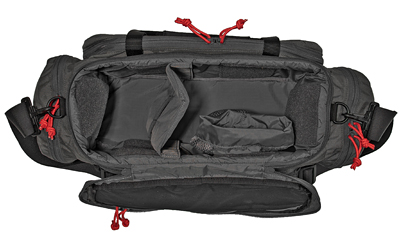 GGG RANGE BAG BLACK W/RED ZIPPER PUL