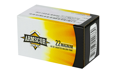 ARMSCOR 22WMR 40GR JHP 50/2000