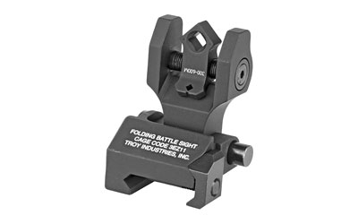 TROY FLDNG REAR DI-OPTC SGHT TRIT BK
