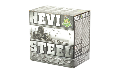 HEVI STEEL 12GA 3″ #3 25/250