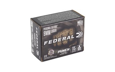 FED PUNCH 9MM 115GR JHP 20/200