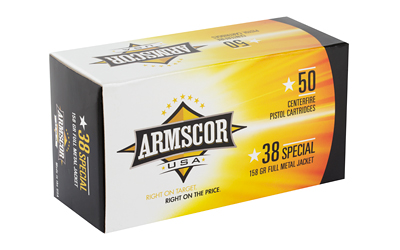 ARMSCOR 38SPL 158GR FMJ 50/1000