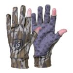 Knight & Hale Run N’ Gun Gloves One Size Mossy Oak Original Bottomland