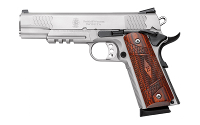 S&W 1911TA E 45ACP 5″ STS NS RAIL WD