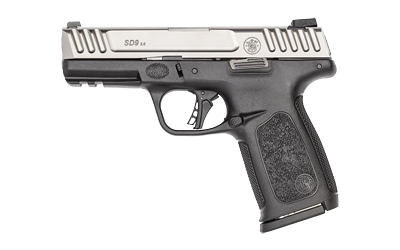 S&W SD9 2.0 9MM 4″ 16RD BLK/SLV