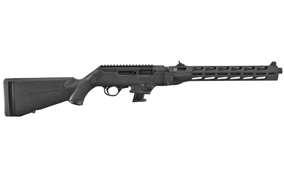 RUGER PC 9MM 16″ 10RD BL THRD MLOK