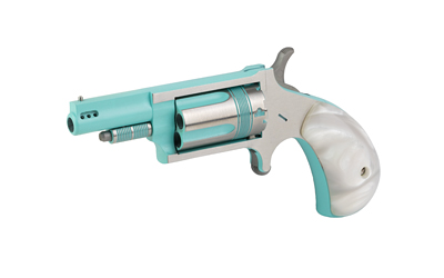NAA MINI REV IRIS 22WMR 5RD TURQ/SLV