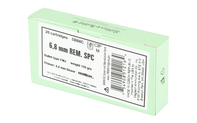 S&B 6.8SPC 110GR FMJ 20/1000