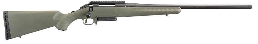 Ruger American Rifle Predator Rifle 6mm Creedmoor 3rd Capacity 22″ Barrel Moss Green Synthetic Stock