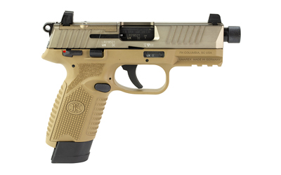FN 502T 22LR 4.6″ 1-15RD 1-10RD FDE