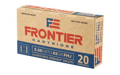 FRONTIER 556NATO 62GR FMJ 20/500