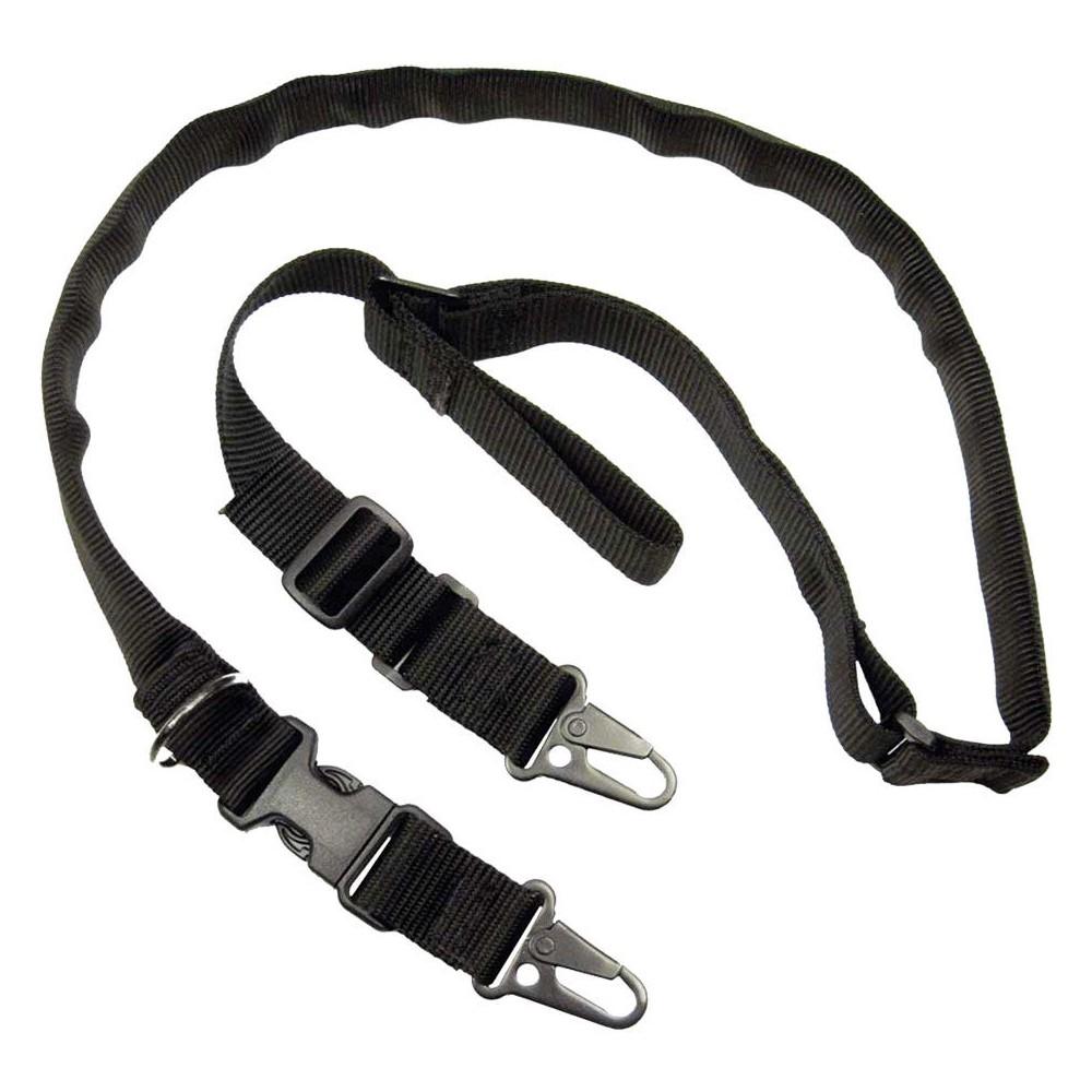 TacShield Warrior 2n1 Padded Sling with HK Snap Hook 1.25″ Black
