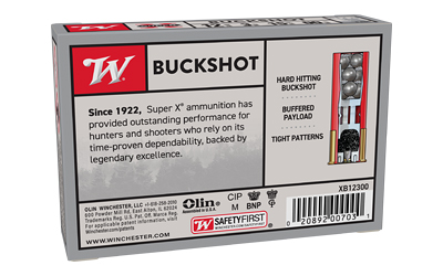 WIN SUPERX 12GA 3″ 00BK 15P 5/250