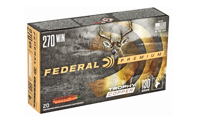 FED PRM 270WIN 130GR TRPHY COPPER 20