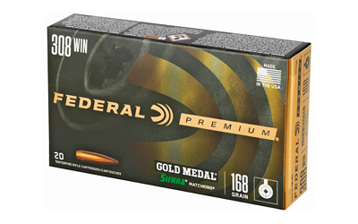 FED GOLD MDL 308WN 168GR BTHP 20/200