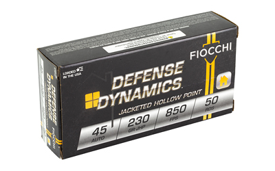 FIOCCHI 45ACP 230GR JHP 50/500