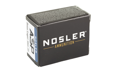NOSLER ASP 9MM 115GR HG JHP 20/400
