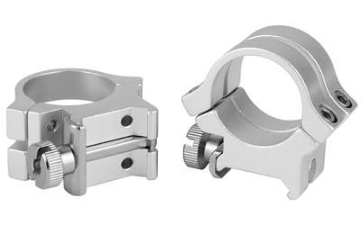 WEAVER QUAD LOCK RNGS 1″ HI SLVR