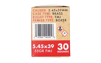 GO 5.45X39MM 55GR FMJ BRASS 30/1350