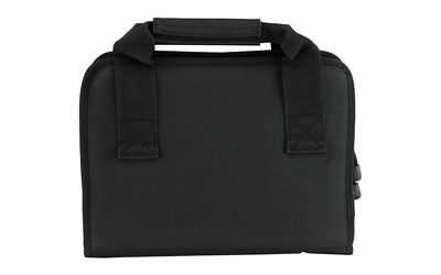 UTG DELUXE DOUBLE PISTOL CASE BLK