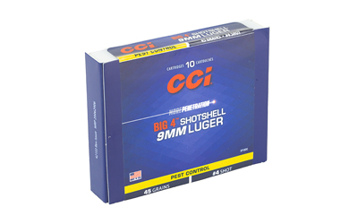 CCI 9MM #4 SHOTSHELL10/200