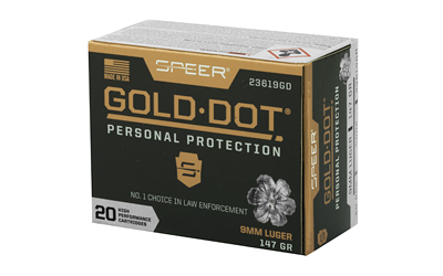 SPR GOLD DOT 9MM 147GR HP 20/200