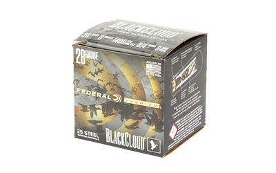 FED BLK CLOUD 28GA 3″ #3 25/250