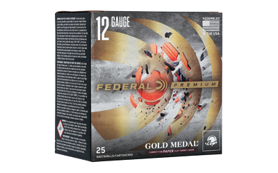 FED GLD MDL PAPER 12GA 2.75″ #8 25