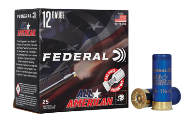 FED ALL AMER 12GA 2.75″ 1 1/8OZ #7.5