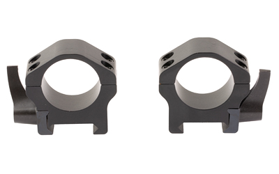 WARNE MAXIMA 1″ HRZ QD LOW RINGS BLK