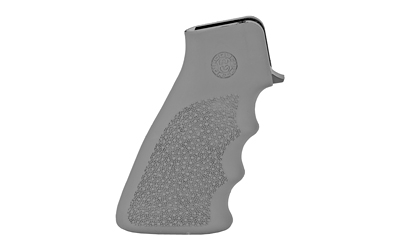 HOGUE GRIP AR15 W/FINGER GROVE GREY