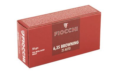 FIOCCHI 25ACP 50GR FMJ 50/1000