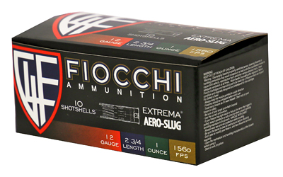 FIOCCHI 12GA AERO SLUG HV 10/250