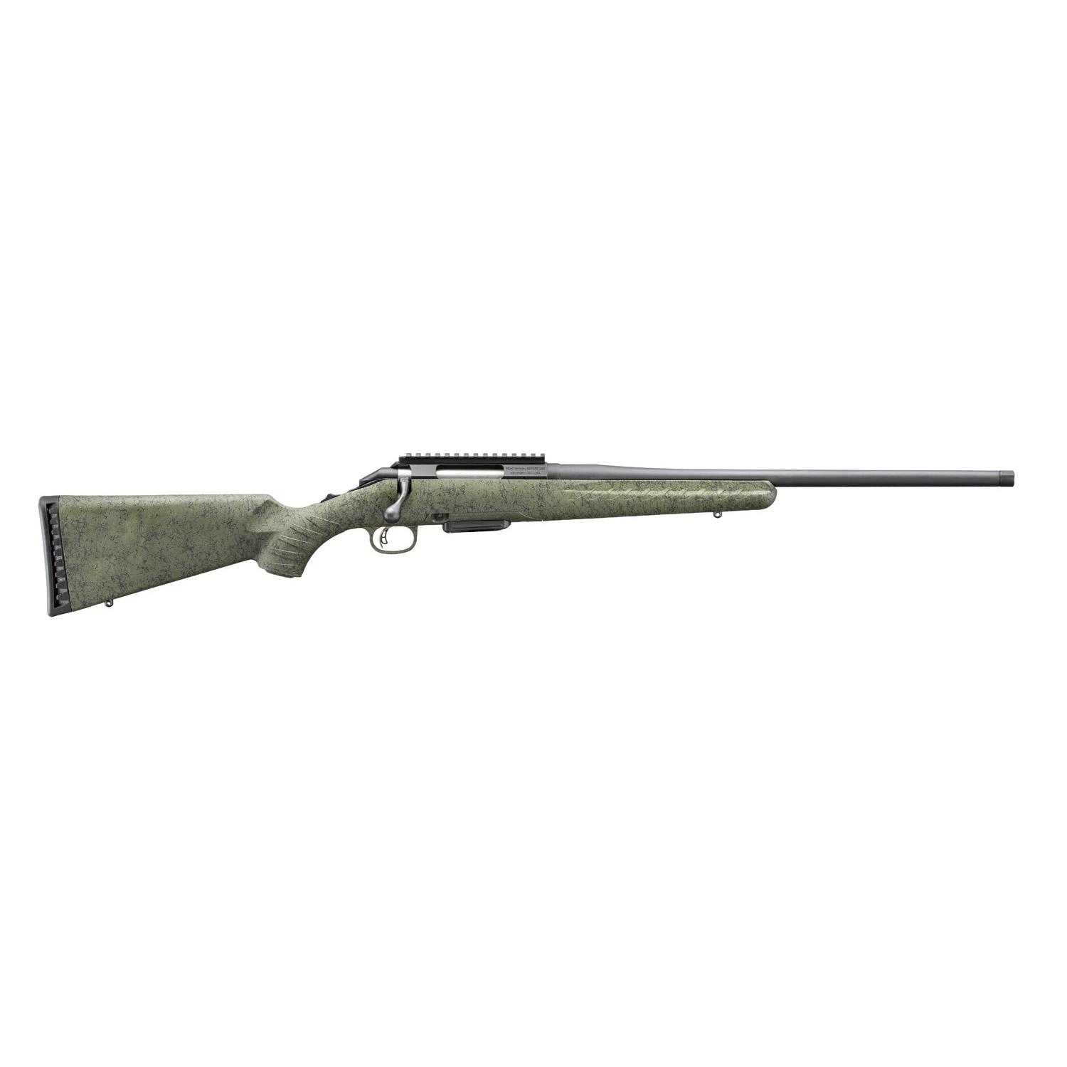 Glenfield Model A Bolt Action Rifle 223 Rem 5rd Capacity 20″ Threaded Barrel Moss Green Splatter Stock