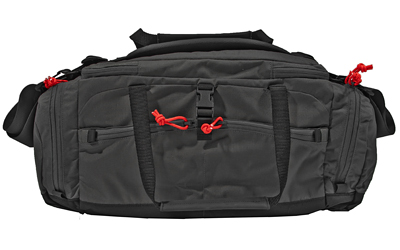 GGG RANGE BAG BLACK W/RED ZIPPER PUL