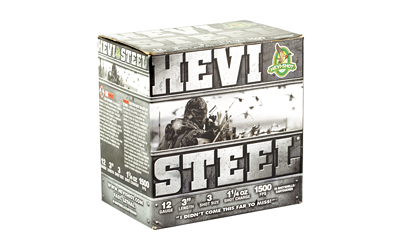 HEVI STEEL 12GA 3″ #3 25/250