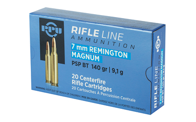 PPU 7MM REM MAG PSP 140GR 20/200