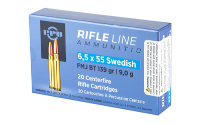 PPU 6.5X55 SWEDISH FMJ 139GR 20/200