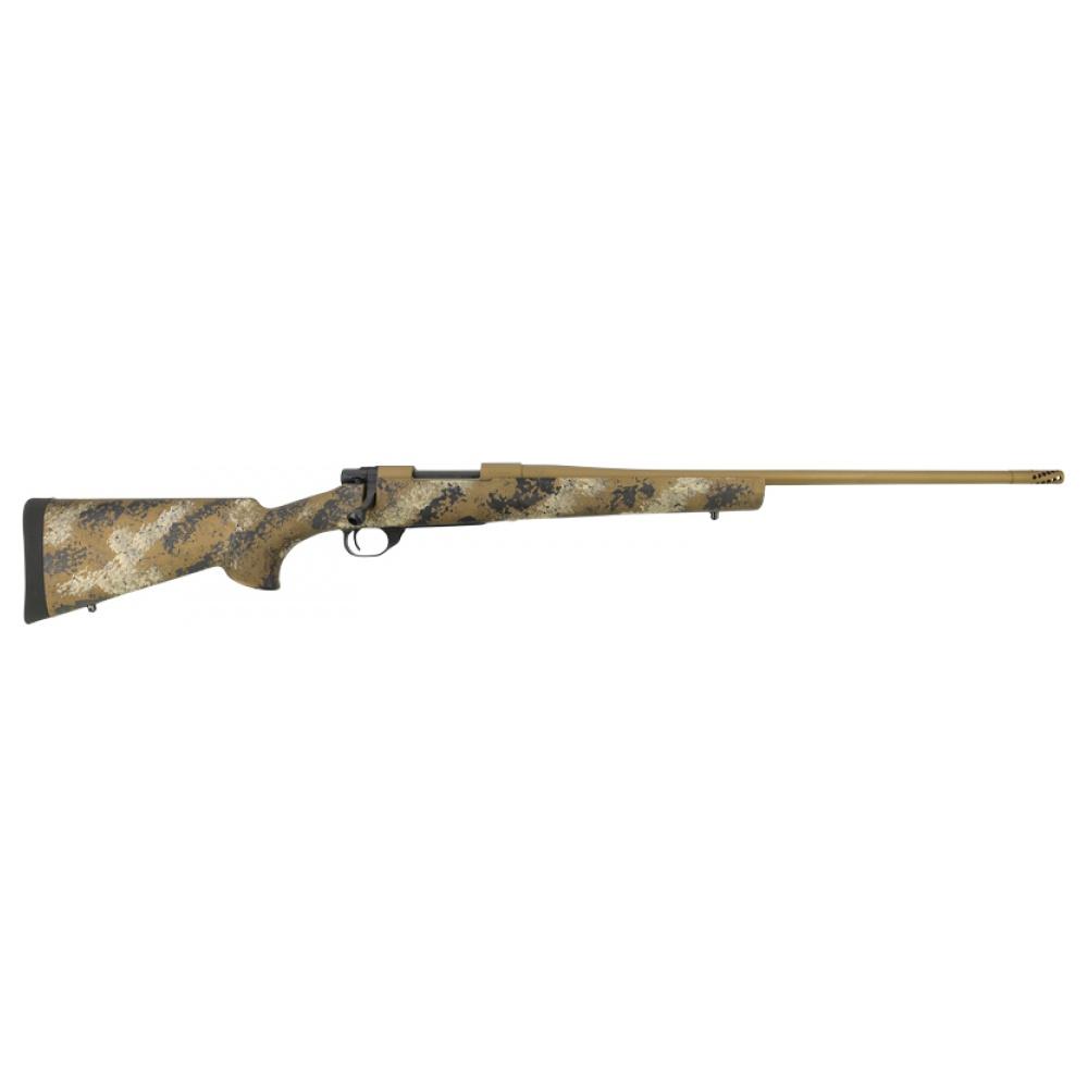 Howa M1500 Fence Line Rifle 22-250 Rem 5rd Capacity 22″ Threaded Barrel Scorched Earth Camo Stock