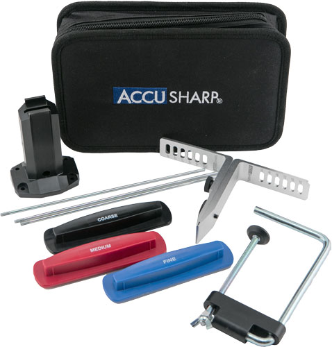 ACCUSHARP 3-STONE PRECISION – KNIFE SHARPENING KIT W/CASE