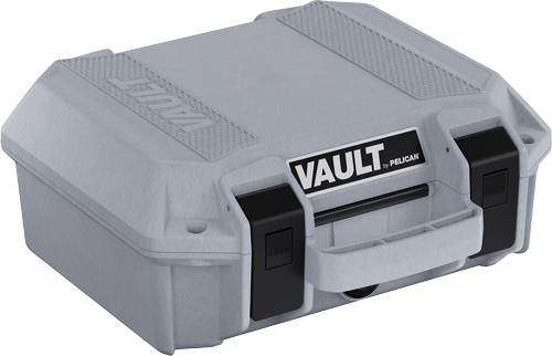 PELICAN VAULT SMALL PISTOL – CASE W/ FOAM GHOST GRAY