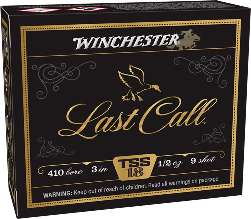 WINCHESTER LAST CALL TSS 410 – 3″ 1/2OZ #9 10RD 10BX/CS