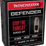 WINCHESTER SUPREME ELITE 40 SW – 165GR PDX1 DEF 20RD 10BX/CS