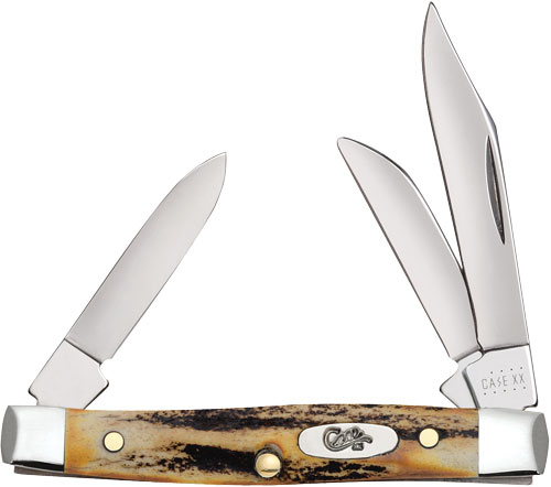 CASE KNIVES GENUINE STAG – SMALL STOCKMAN
